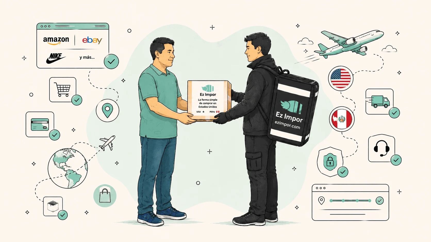 Compra en tiendas de Estados Unidos y recibe en Perú con Ez Impor