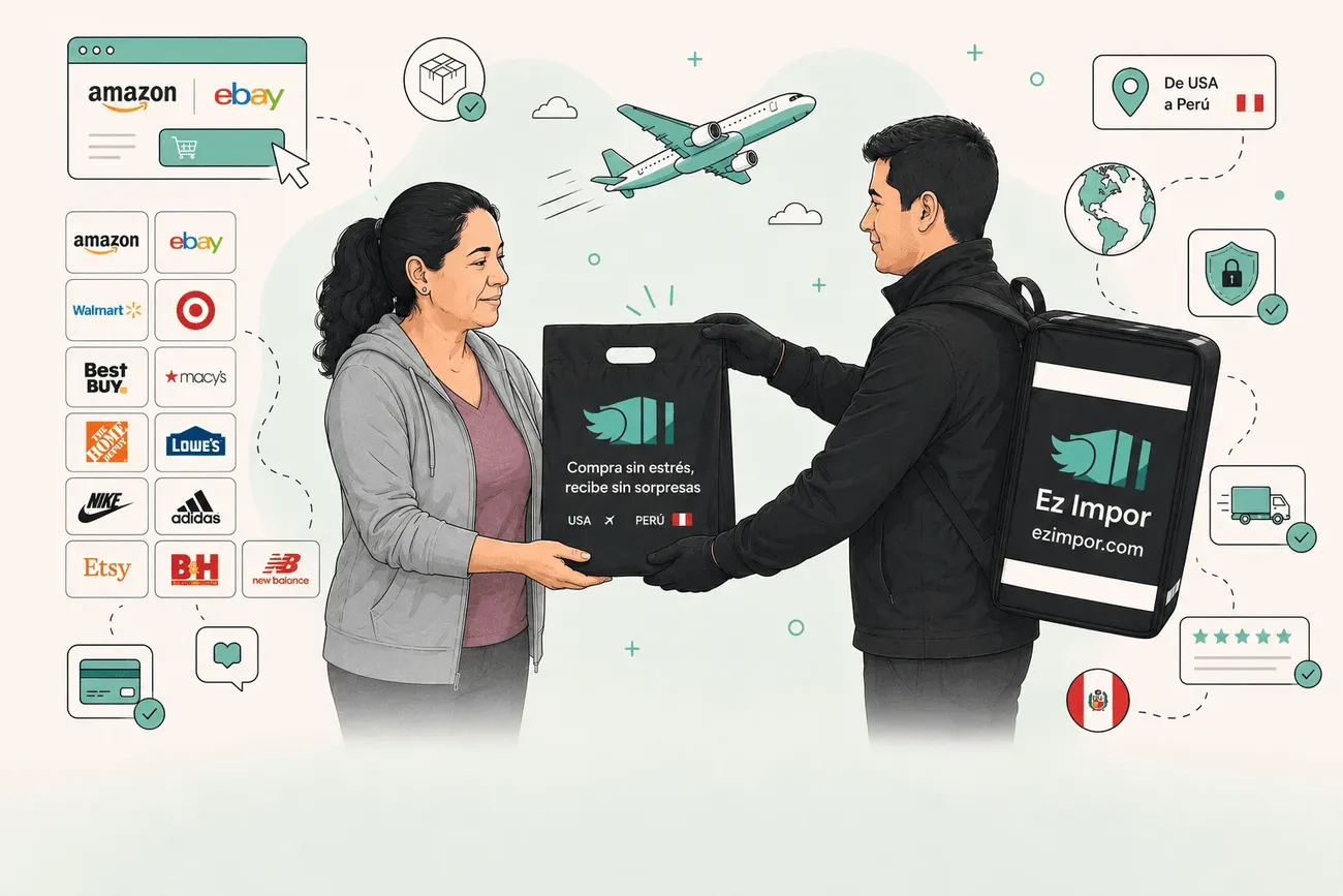 Recibe tus compras de Estados Unidos en Perú con Ez Impor
