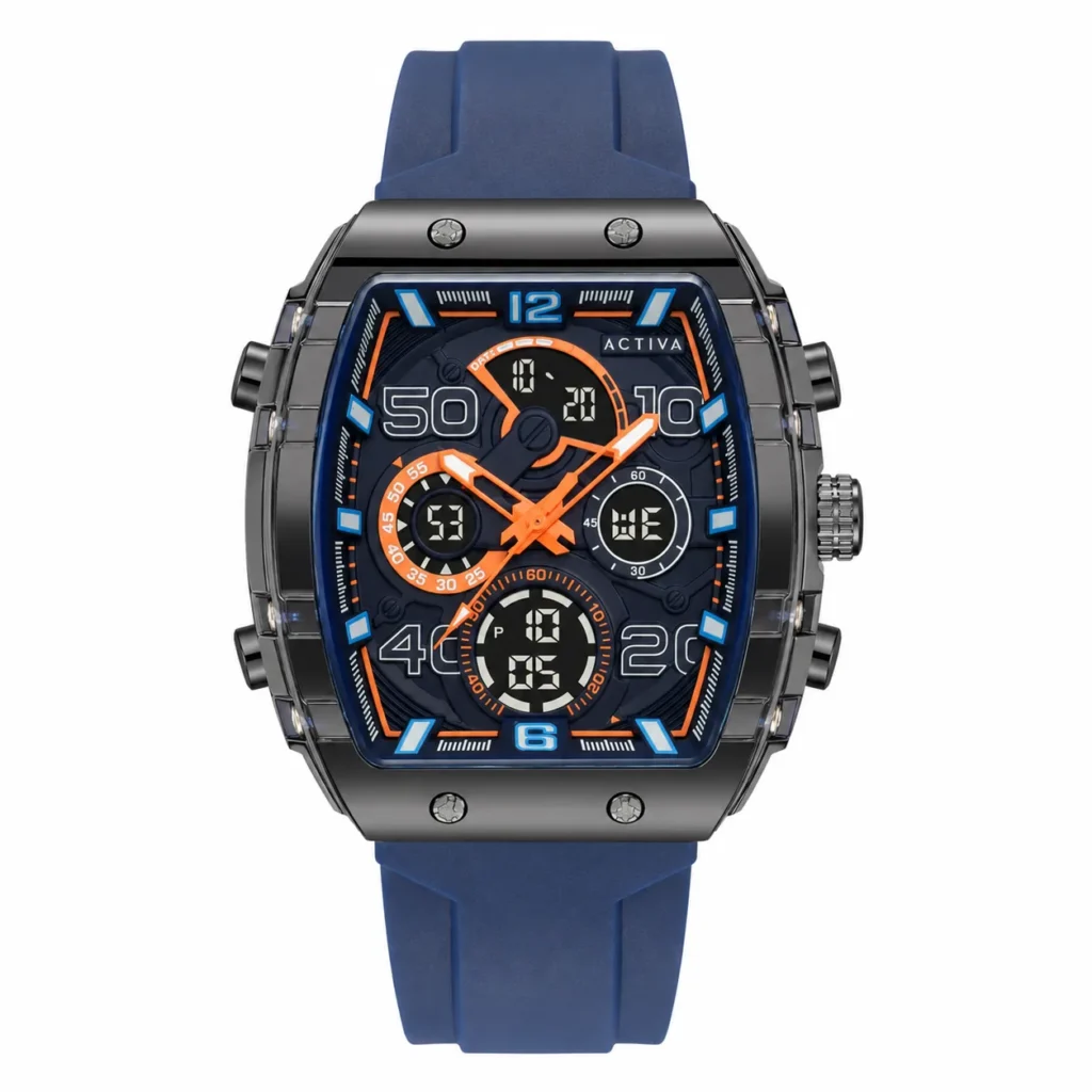 Activa Digital Essentials ACW8109-005 Reloj para Hombre 45mm Azul Oscuro