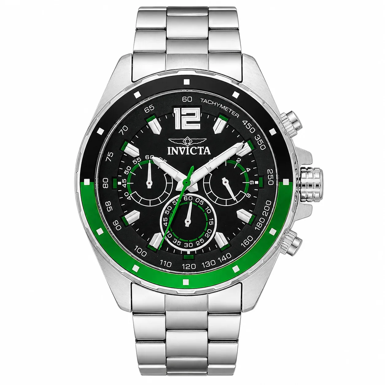Reloj Invicta Speedway GearShift 49363 original para hombre en acero inoxidable.